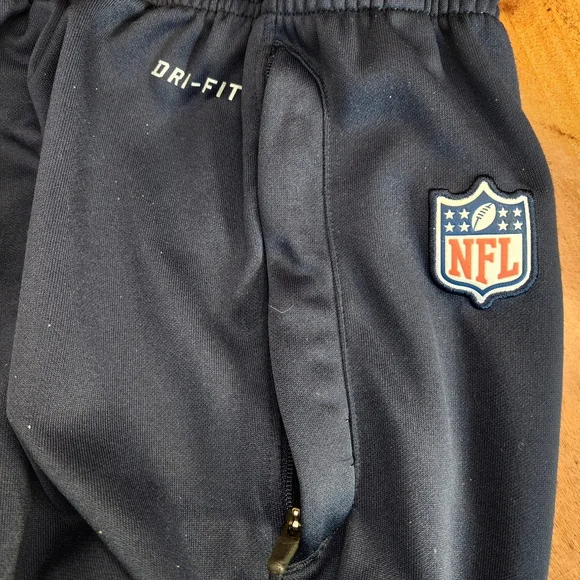 Chicago Bears Nike Official NFL Shield Logo Navy Dri Fit Onfield Pants Size M - Picture 4 of 13